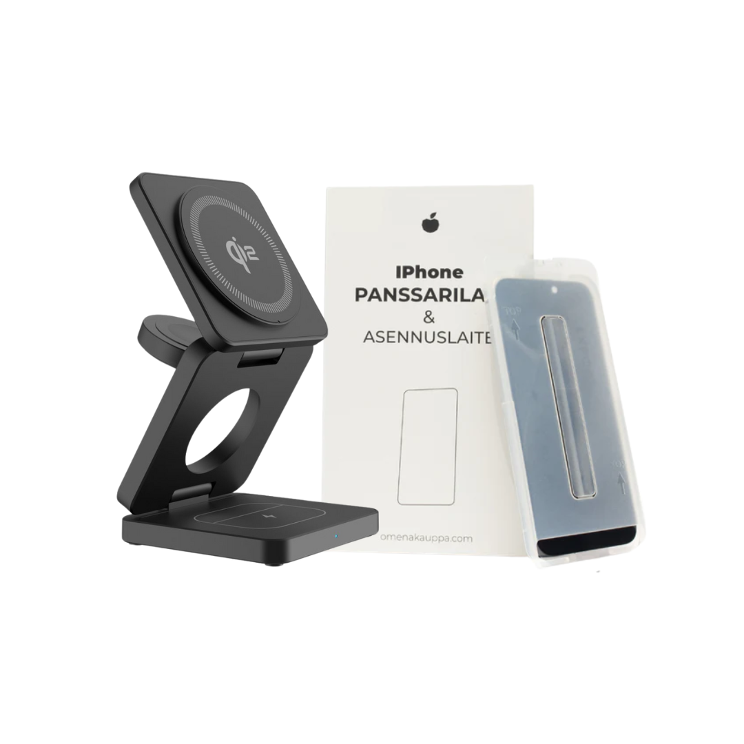 Taitettava 3 in 1 + panssarilasi