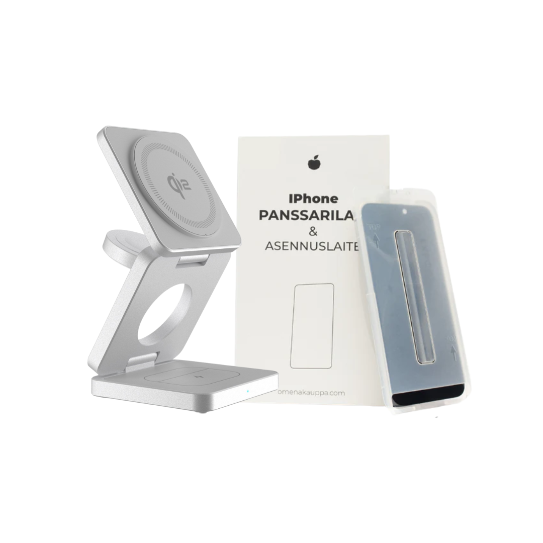 Taitettava 3 in 1 + panssarilasi