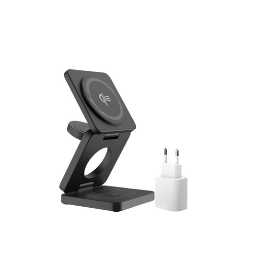 Taitettava 3-in-1 -latausteline Bundle